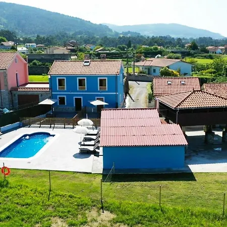 펜션 Viviendas Complejo Vacacional Playas De Muros Muros de Nalón